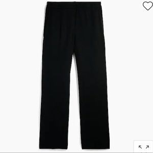 Jcrew factory Wide-leg cropped Jamie pant (black sz. 6)